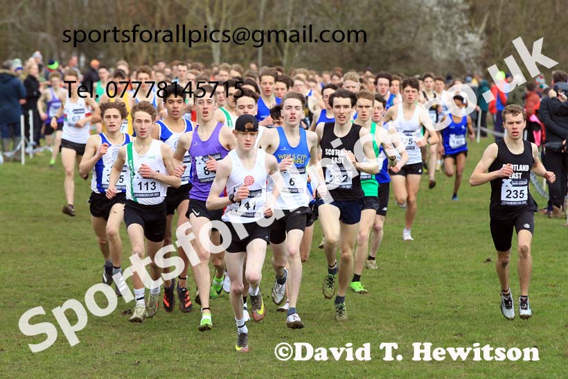 Mens Under-20s 2022 CAU Inter Counties Cross Country, Prestwold Hall, Loughborough.  Photo: David T. Hewitson/Sports for All Pics